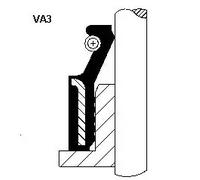 100x Paraolio stelo valvola FPM (Fluoro-Caucciù) 49472918 CORTECO per SCANIA