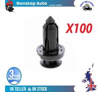 100X Paraurti Orlo Clip Rivetti IN Plastica Cofano Griglia Per Subaru Forester