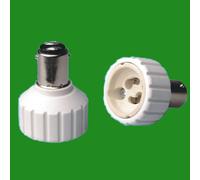 100x Piccolo Baionetta Sbc B15 A GU10 Lampadina Adattatore Presa Lampada