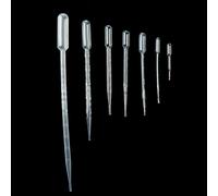 100x Pipette In Plastica Per Laboratorio Trasferimento Monouso 0,2/0,5/1/2/3/5ML