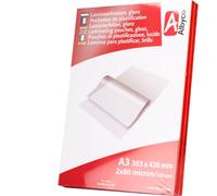 100x Plastificatrici Albyco A3 2x80 Mic | Protezione Brillante e Pro | Pochettini Albyco lucidi: protezione duratura e finitura brillante di qualità professionale! Dà vita ai tuoi fogli.
