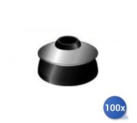 100x Rondella Ad Ombrello Acciaio Inox A2 E-100 Mm 6X25