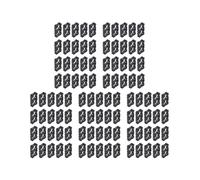 100X Supporto Doppio 18650 per Batterie Al Litio per Il Pacchetto Nero di Celle DIY