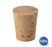 100x TAPPO CONICO IN SUGHERO E-100 mm 19x14
