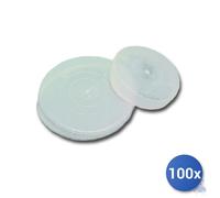 100x TAPPO PLASTICA PER DAMIGIANE E-100 mm 59 DAMIGIANA LT 35