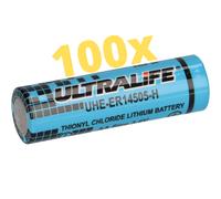 100X Ultralife Litio 3,6V Batteria LS14500 - AA - UHE-ER14505 LS14500 Li-SOCl2