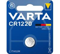 Varta LITHIUM Coin CR1220 (Batteria a bottone, 3V) Blister da 1 Varta