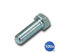 100x Vite 8,8 Te Zincata Tutto Filetto E-100 12X70