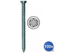 100x Vite Autofilettante Per Calcestruzzo Tsp Torx E-100 7,5X180
