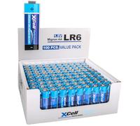 100X XCell AA LR6 MIGNON Super Alkaline Batteria Spar-Set Multipack