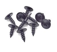 100X YOU.S Viti Testa Tonda 6X17Mm Nera Per Hyundai Santa Fe - 1125406203