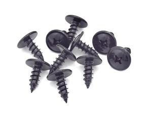 100X YOU.S Viti Testa Tonda 6X17Mm Nera Per Hyundai Santa Fe - 1125406203