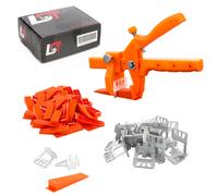 100x Zuglaschen 3mm+50x Zeppe + Pinze Set 151-teilig Nivelliersystem Piastrelle