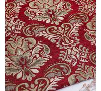 100x145cm Motivo Floreale Ciniglia Tessuto Jacquard Morbido Fodera Sedia Divano