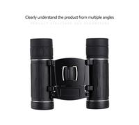 (100X22) Binocolo portatile 10x25 HD per visione notturna, ad alto ingrandimento, mini compatto, professionale per esterni.