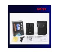 (100x25)500X25 Binocolo portatile HD Zoom 5000M/50000M Telescopio pieghevole potente per visione a lunga