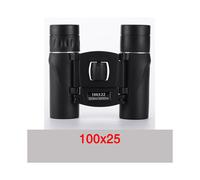 (100x25) Mini binocolo telescopio portatile con zoom HD 5000M, potente 300x25 pieghevole a lunga distanza,
