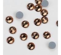 101-127 Cristallo Cristales Hotfix Glitter Vetro Strass Flatback Per Borse Scarpe Indumento Telefono DIY Nail Art-122 Smoked Topaz-7mm SS34 144 pezzi