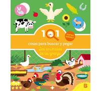 101 choses à trouver et à coller 2026: Les animaux de la ferme CAST