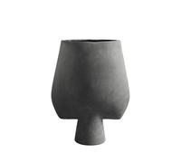101 Copenhagen Vaso Sfera Quadrato Grande Grigio Scuro