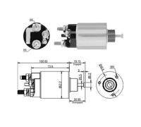 101 CV Elettromagnete Motore d'avviamento per OPEL Astra G Tre Vol T98 1.6 16V K