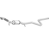 101 CV SILENZIATORE ANTERIORE PER MAZDA 2 DY 1.6 KW 74 CV 101