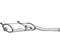 101 CV SILENZIATORE POSTERIORE PER CITRON Xsara Break N2 1.8i Aut KW 74 CV 101