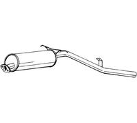 101 CV SILENZIATORE POSTERIORE PER NISSAN Pick-up D21 2.4 4WD KW 74 CV 101