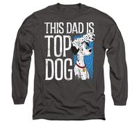101 DalmatiansThis Dad Is Top Dog Maglietta Manica Lunga Adulto Unisex (TV21961)