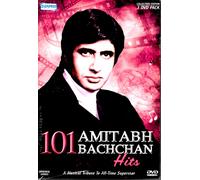 101 HITS DI AMITABH BACHCHAN - VARI FILM BOLLYWOOD CANZONI - SET DI 3 DVD