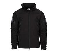 101 INC Professional Giacca tattica Softshell Invernale guscio impermeabile (Nero, L)
