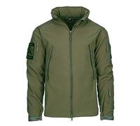 101 INC Professional Giacca tattica Softshell Invernale guscio impermeabile (Verde, M)