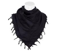 101 INC Professional Kefiah Shemag palestinese 100% cotone 100 x 100 cm vari colori (Nero)