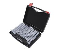 101 pezzi/scatola 1-2-3-4-5-6 mm passo 0,01 mm calibro perno in acciaio strumento di misurazione calibro foro liscio per la lavorazione del legno(3-4mm 101pcs)