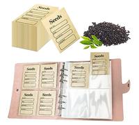 101 Pezzi Seed Storage Organizers per Conservazione dei Semi, Buste Richiudibili e Autosigillanti