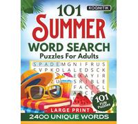 101 Summer Word Search Puzzles For Adults by Kognitik