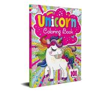 101 Unicorn Colouring Book (Tascabile)