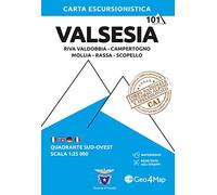 101 Valsesia. Quadrante sud-ovest. Riva Valdobbia, Campertogno, Mollia, Rassa, Scopello 1:25.000. Ediz. multilingue
