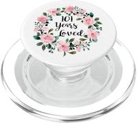 101 Years Loved Men Women 101 Years Old Cool 101st Birthday PopSockets PopGrip per MagSafe