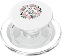 101 Years Loved Women Men 101 Years Old Cool 101st Birthday PopSockets PopGrip per MagSafe