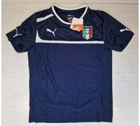 10106 ITALIA PUMA MAGLIA ALLENAMENTO ANNI BAMBINO BLU MAGLIETTA JUNIOR SH