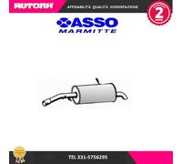 101075 Silenziatore posteriore adatto a Citroen C2-C3-P1007 (MARCA-ASSO)..