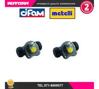 101300 Coppia Cilindretti freno post adatto a Daewoo-Opel (MARCA CIFAM).