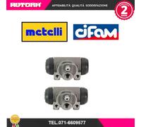 101442 2 Cilindretti freno ruote post.adatto a Fiat-Lancia (MARCA-CIFAM)