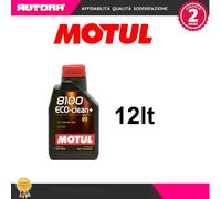 101580 12lt Olio Motul 8100 Eco Clean + 5W30 100% Sintetico (MARCA MOTUL)