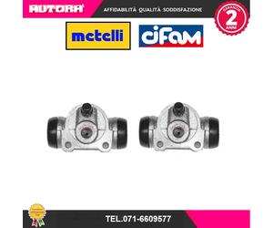 101612 Coppia Cilindretti freno post a Alfa Romeo-Fiat-Lancia (CIFAM,METELLI)