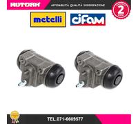 101635 2 Cilindretti freno post adatto a Citroen-Fiat-Peugeot (MARCA CIFAM)