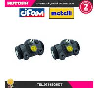 101691 Coppia Cilindretti freno post adatto a Suzuki (MARCA CIFAM).
