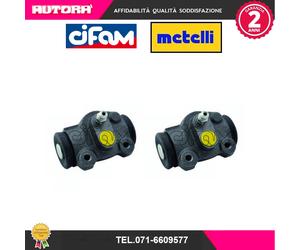 101691 Coppia Cilindretti freno post adatto a Suzuki (MARCA CIFAM).