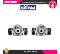 101820 Coppia Cilindretti freno post adatto a Fiat Doblo (MARCA CIFAM)..